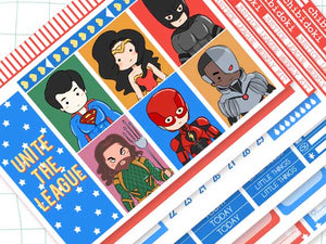 Cute Superheroes Vertical Weekly Kit