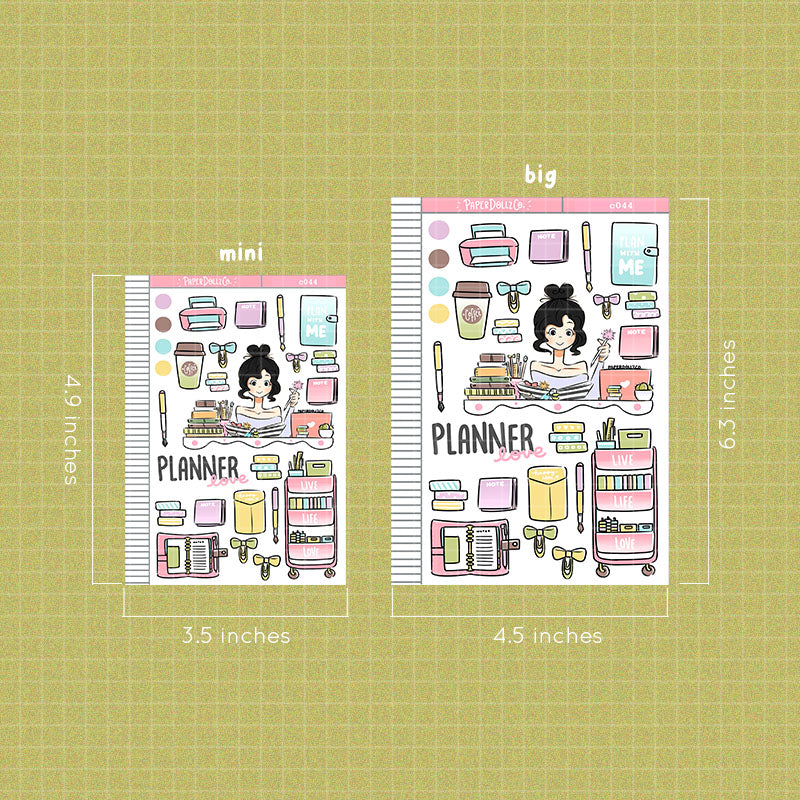 Planner Love Collections PaperDollzCo Planner Sticker | C044