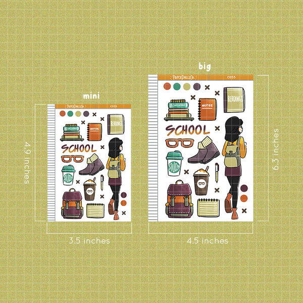 PaperDollzCo Student Planner Sticker | C055b