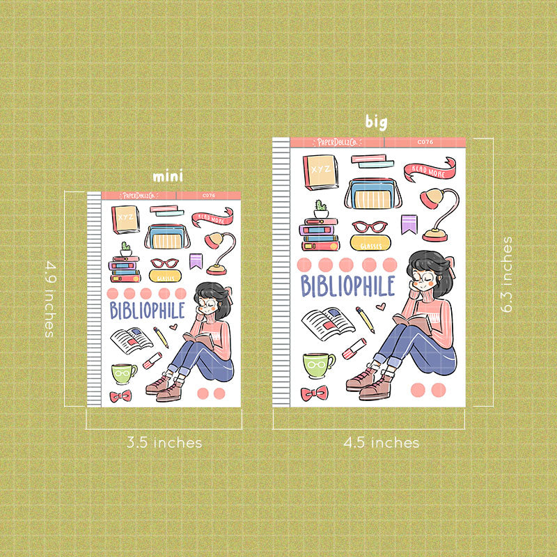 Bibliophile Collections PaperDollzCo Planner Sticker | C076