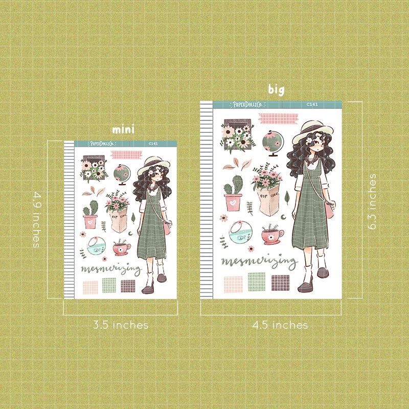 Mesmerizing Spring Collections PaperDollzCo Planner Sticker | C141