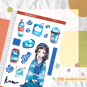 PaperDollzCo Kumo Planner Sticker | C153