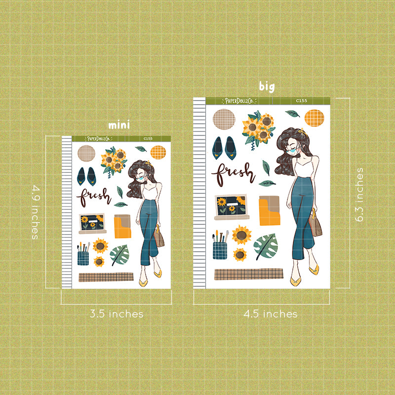 Fresh Summer Collections PaperDollzCo Planner Sticker | C155