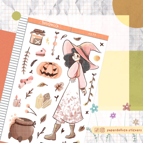 Enchanted Halloween Planner Sticker | C177