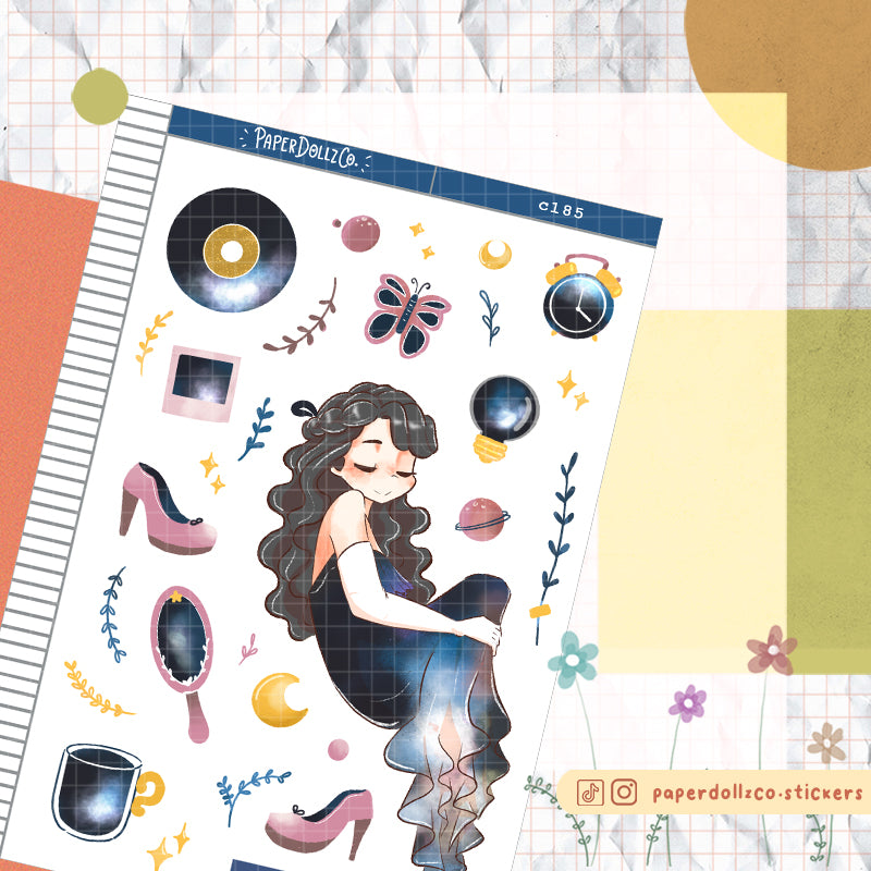 Nephele Collections PaperDollzCo Planner Sticker | C185