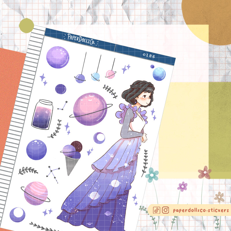 Hestia Collections PaperDollzCo Planner Sticker | C186