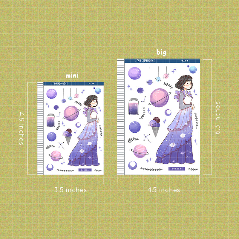 Hestia Collections PaperDollzCo Planner Sticker | C186