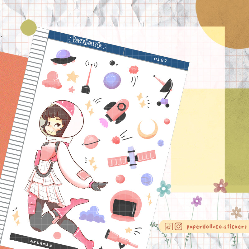 Artemis Collections PaperDollzCo Planner Sticker | C187