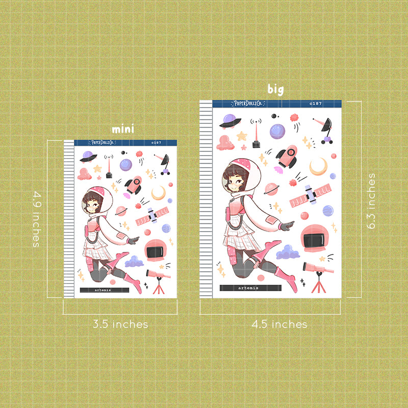 Artemis Collections PaperDollzCo Planner Sticker | C187