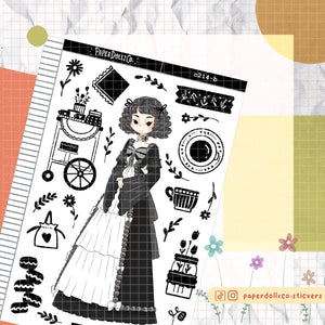 Horrific Gothicness PaperDollzCo Planner Stickers | C214b