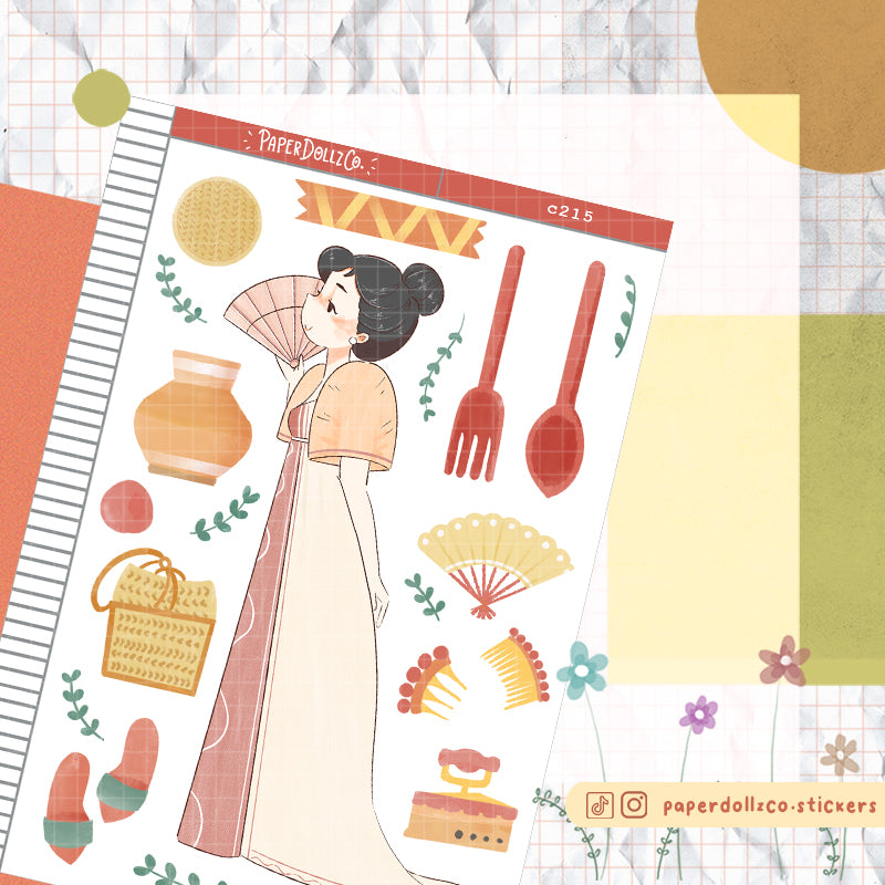 Binibini Collections PaperDollzCo Planner Stickers | C215