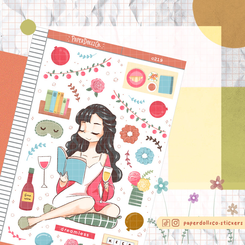 Dreamless Collections PaperDollzCo Planner Stickers | C219