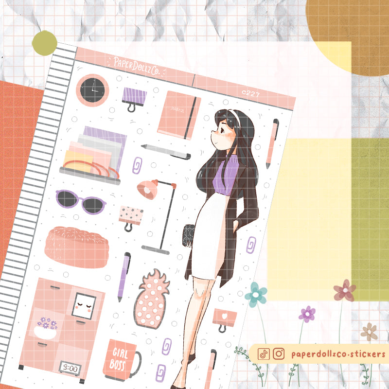 Bliss Collections PaperDollzCo Planner Stickers | C227