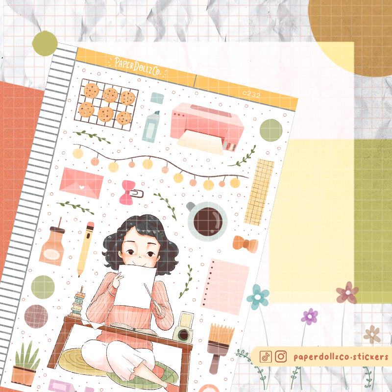 DIY-er Collections PaperDollzCo Planner Stickers | C232