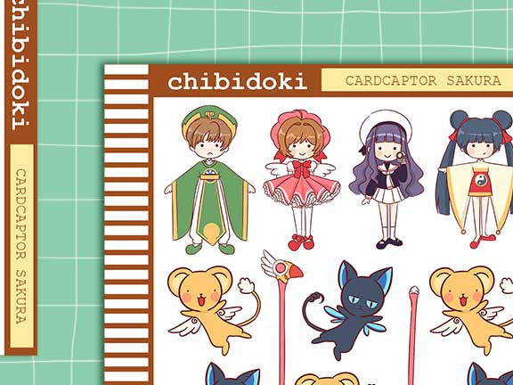 Card Captor Planner Stickers - ss002