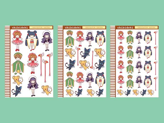 Card Captor Planner Stickers - ss002