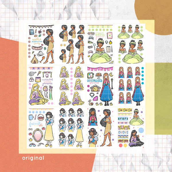 Planning Princess PaperDollzCo Planner Sticker Book | CB007b