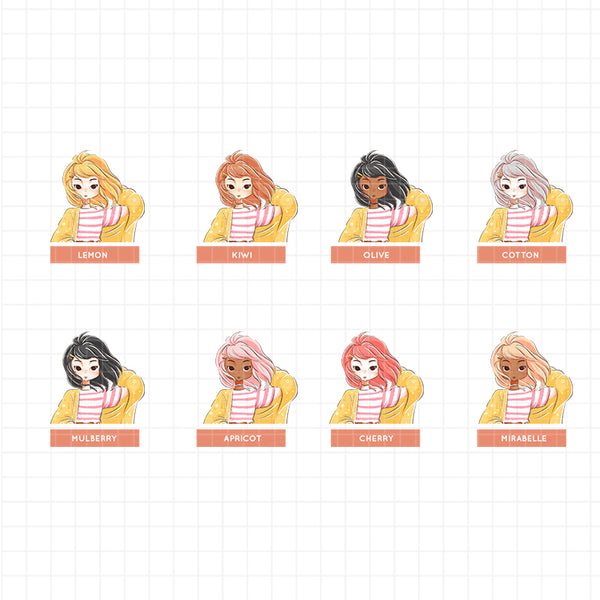 Fall In Love PaperDollzCo Planner Sticker Book | CB014