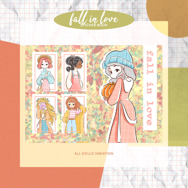 Fall in Love Planner Sticker Book | CB014