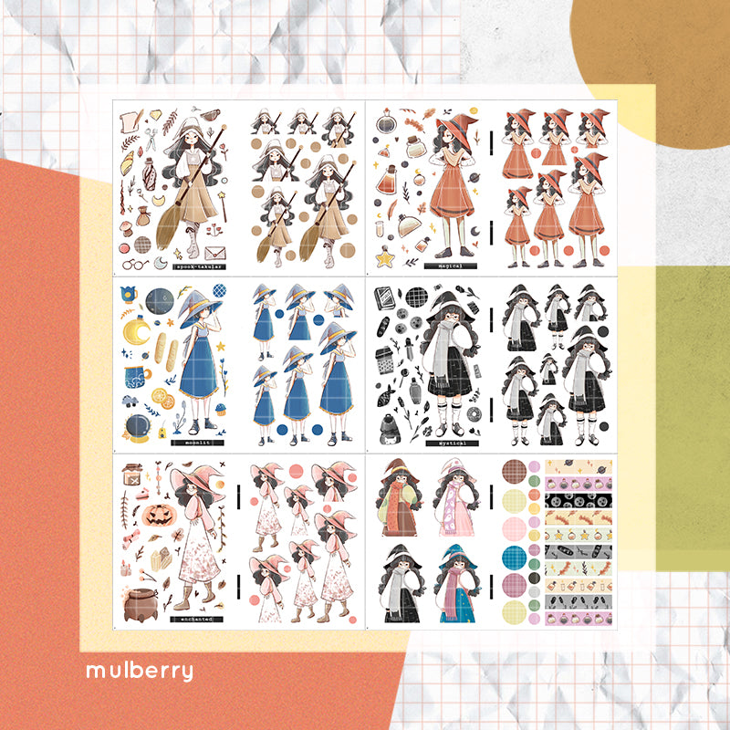 Sorceress PaperDollzCo Planner Sticker Book | CB015