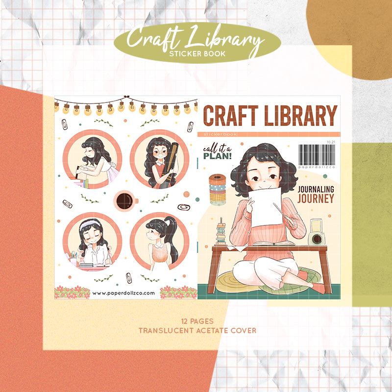 Craft Library PaperDollzCo Planner Sticker Book | CB027