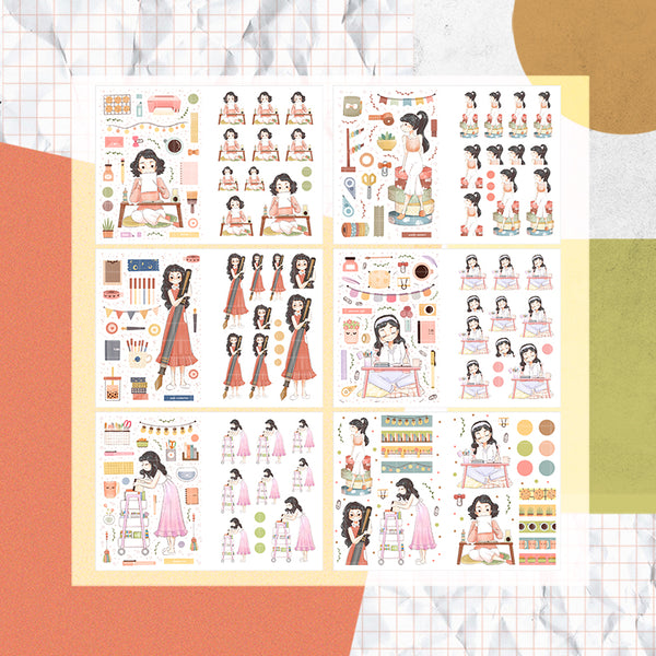 Craft Library PaperDollzCo Planner Sticker Book | CB027