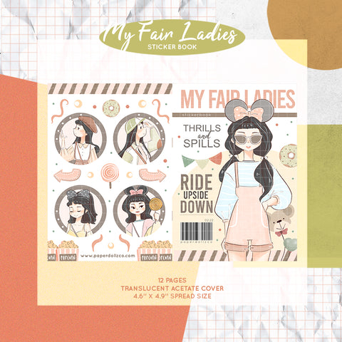 My Fair Ladies PaperDollzCo Planner Sticker Book | CB030