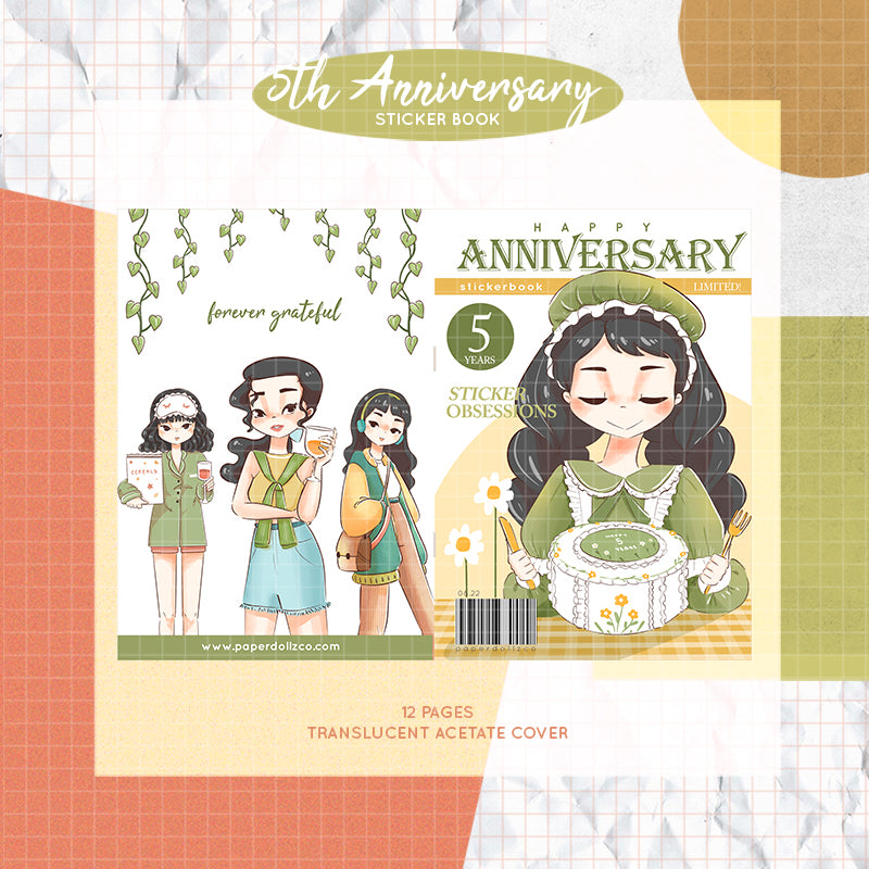 5th Anniversary Sticker Book | CB035