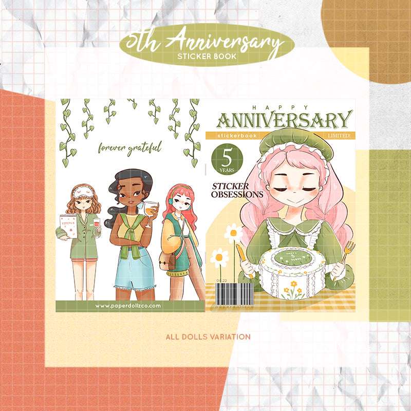 5th Anniversary Sticker Book | CB035