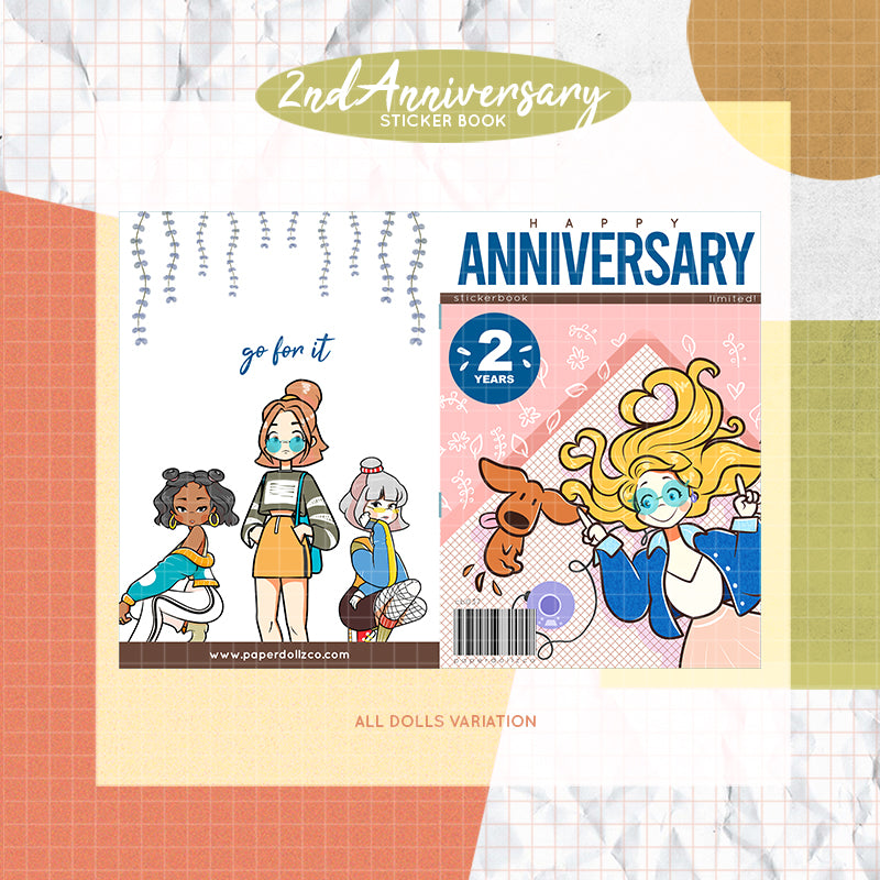 2nd Anniversary Sticker Book | CB037