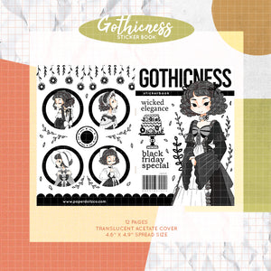 Gothicness PaperDollzCo Planner Sticker Book | CB041