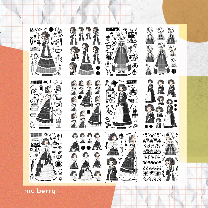 Gothicness PaperDollzCo Planner Sticker Book | CB041