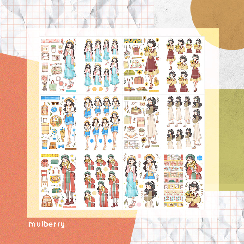 Story of Us PaperDollzCo Planner Sticker Book | CB042