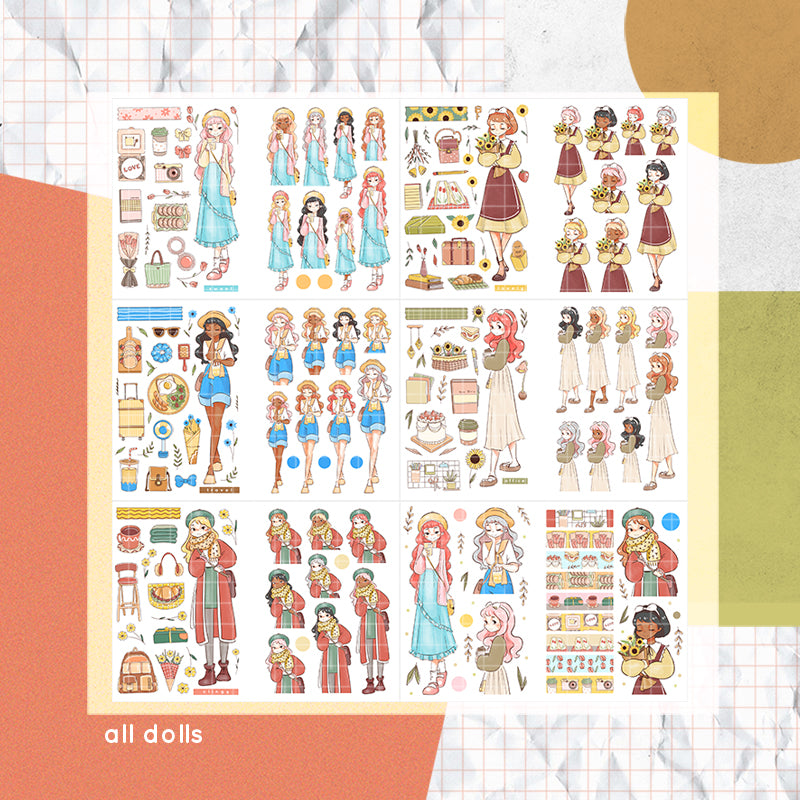 Story of Us PaperDollzCo Planner Sticker Book | CB042