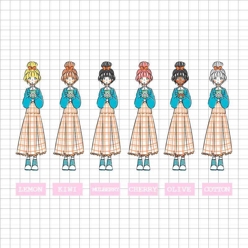 Coffee Buddy | Happy Together | Just Dolls Stickers | J111
