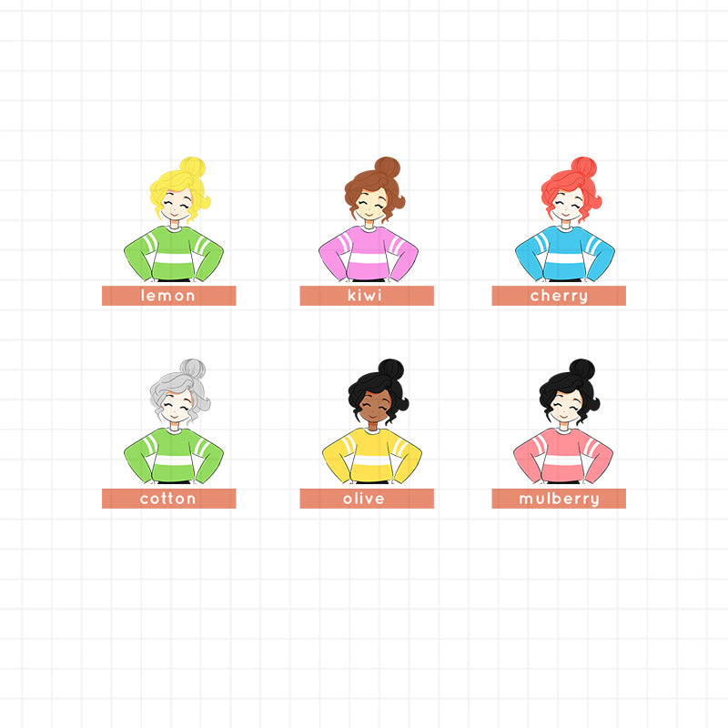 Sweater Weather Collections PaperDollzCo Planner Sticker | C016