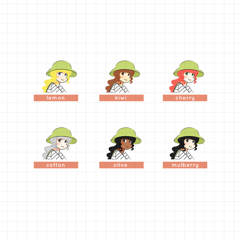 Gardening Collections PaperDollzCo Planner Sticker | C013