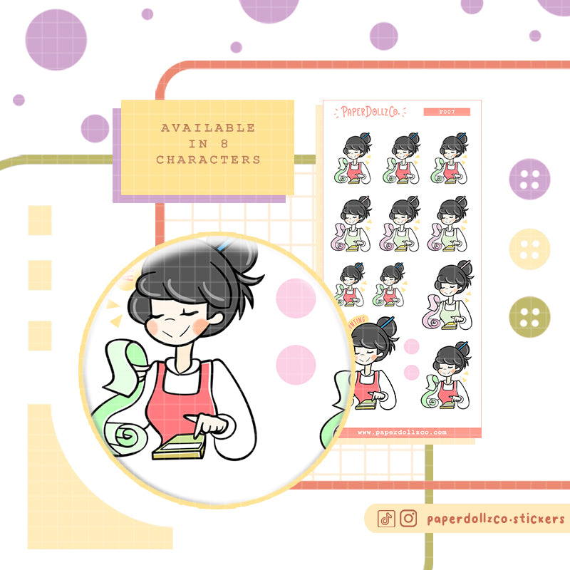 Accounting Planner Stickers | f007