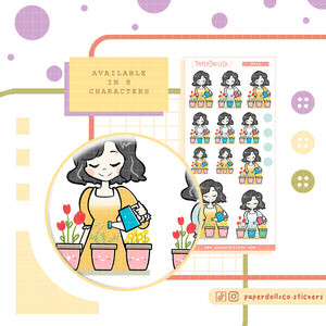 Water Plants Planner Stickers | f014