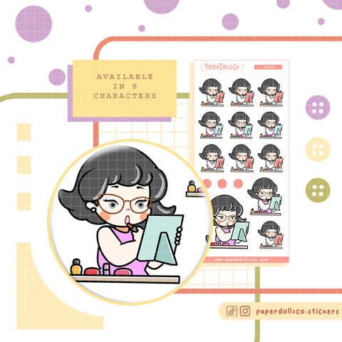 Too Glam Planner Stickers | f033