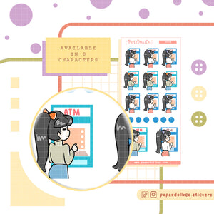 Withdraw Functional Planner Stickers | f038