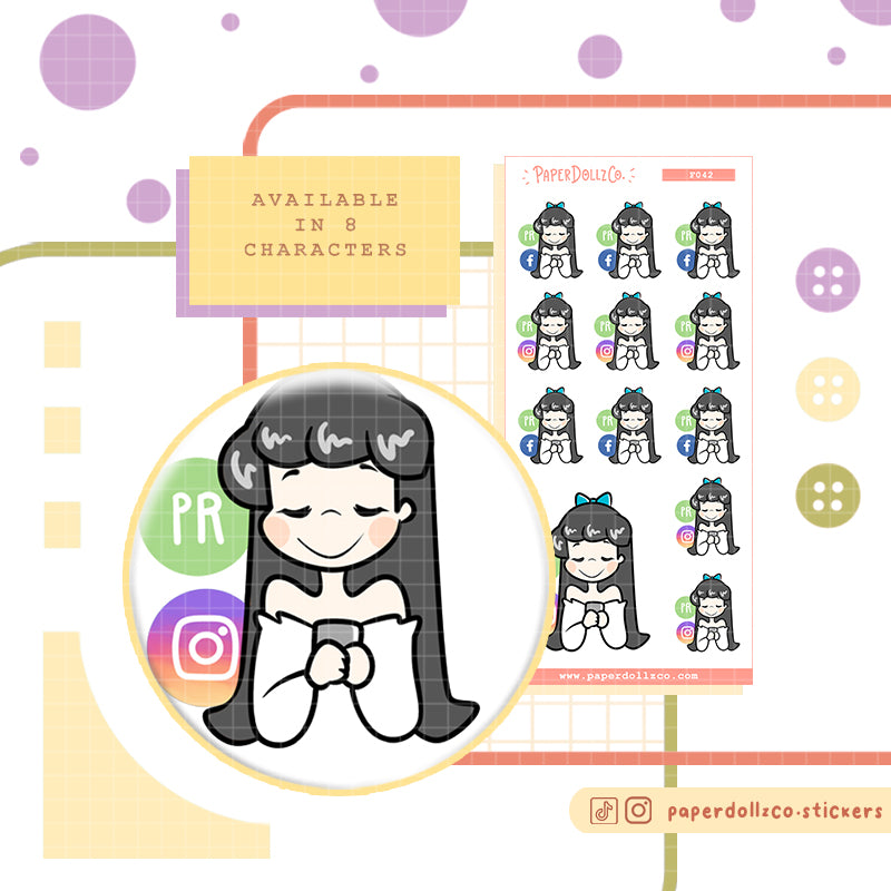 PR Functional Planner Stickers | f042