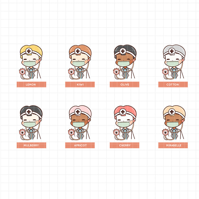 Vet Appointment PaperDollzCo Planner Stickers | f107
