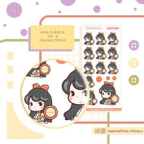 Check Blood Pressure PaperDollzCo Planner Stickers | f121