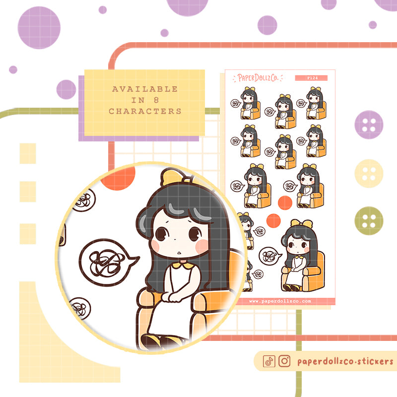 Counseling PaperDollzCo Planner Stickers | f124
