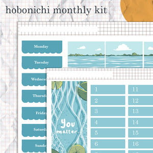 You Matter Hobonichi Monthly Kit Sticker