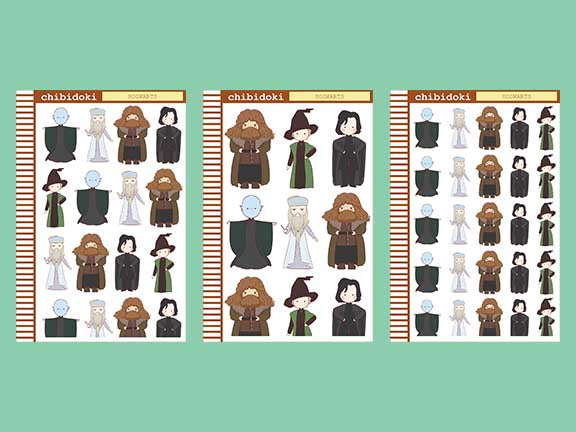 Hogwarts Planner Stickers - ss007