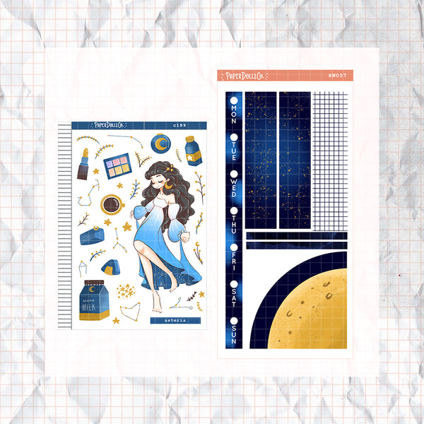 Space Goddesses Paperdollzco Hobonichi Weeks Kit Combo