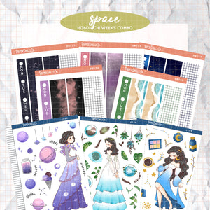 Space Goddesses Paperdollzco Hobonichi Weeks Kit Combo
