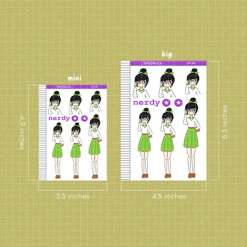 PaperDollzCo Book Lover Planner Sticker | J013b